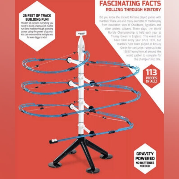 Discovery Toys Discovery Mindblown Suspension Marble Run 13 Piece